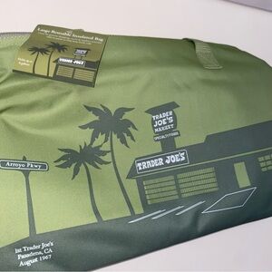 Trader Joe's Green Insulated Tote Bag